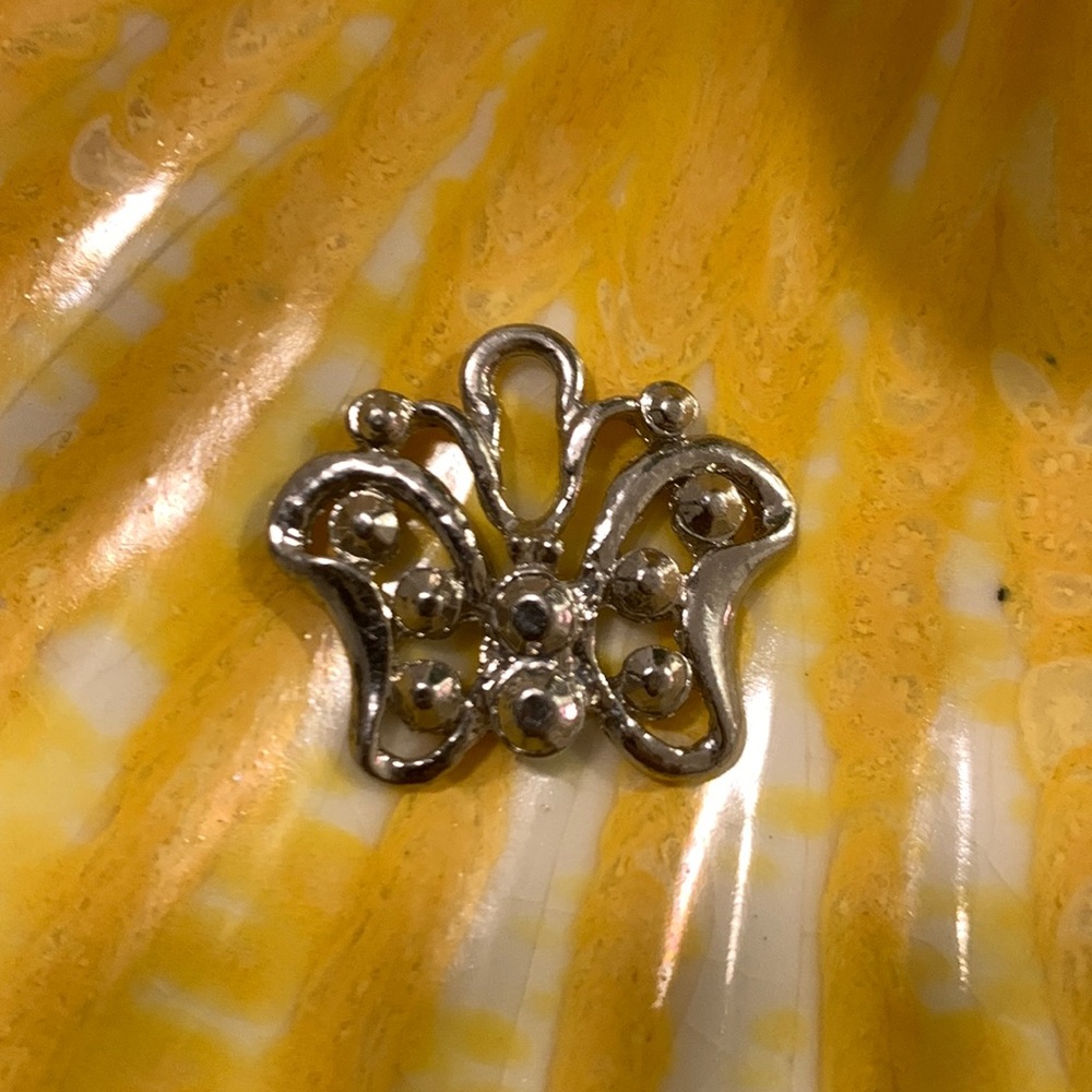 Silver Butterfly Pendant